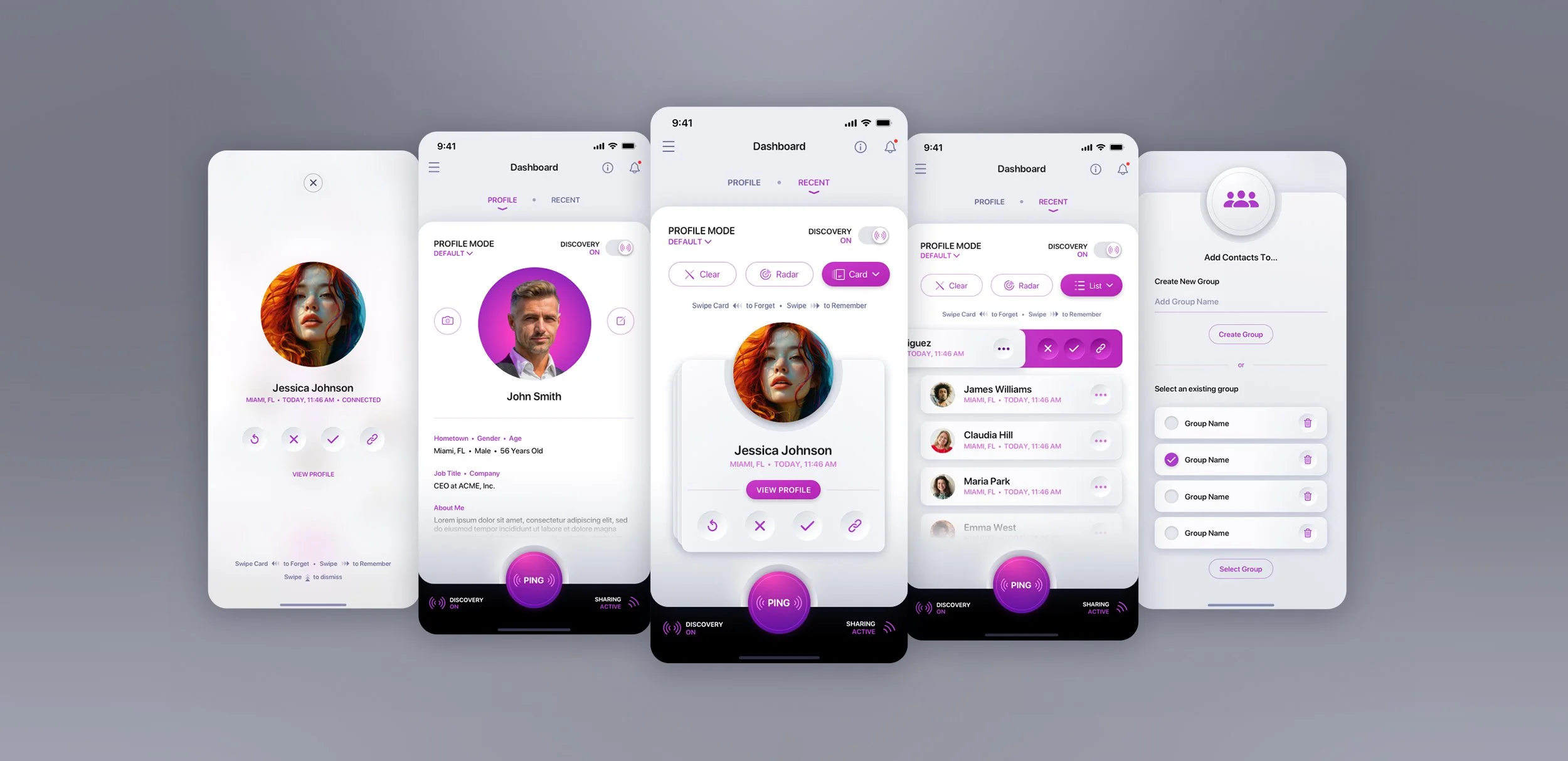 Fitness tracker app dashboard
